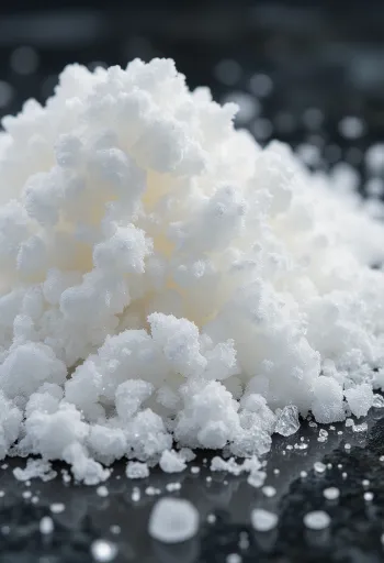 Açúcar branco cristal em taça com colher