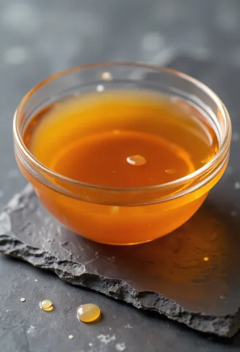 Molho de peixe em taça de cerâmica, com anchovas e sal