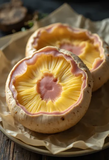 Boleto Real fresco fatiado com alho e tomilho