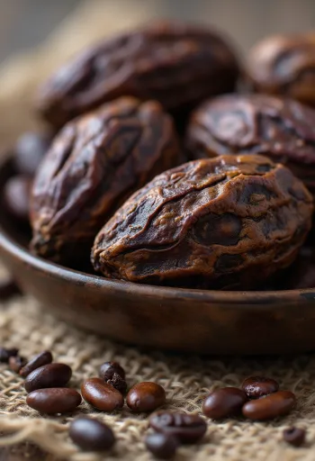 Favas de cacau cruas e não fermentadas em estado natural