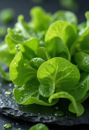 Alga Alface-do-mar seca, verde vibrante e textura folhosa.