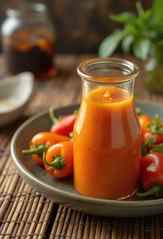 Molho de habanero servido com tacos