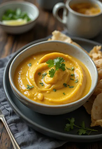 Molho de caril Korma servido com arroz