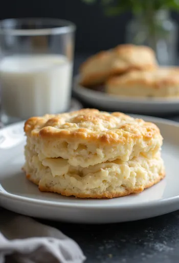 Scones com natas azedas dourados e fofos