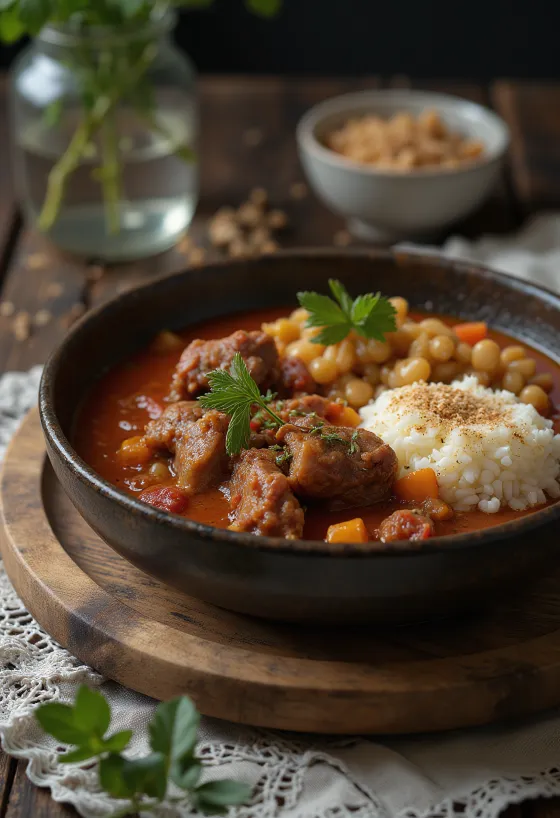Pörkölt de pombo, preparado à maneira tradicional húngara