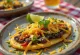 Huarache mexicana autêntica com feijão e queijo