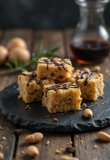 Paçoca dietética com amendoim e chocolate