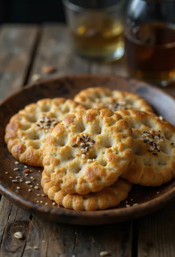 Pão estaladiço sueco knäckebröd acabado de fazer