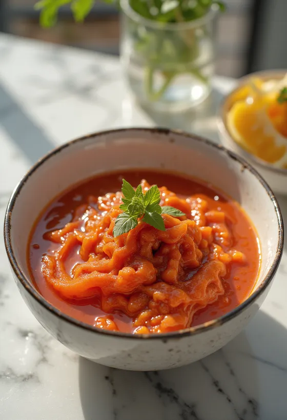 Molho Gochujang servido