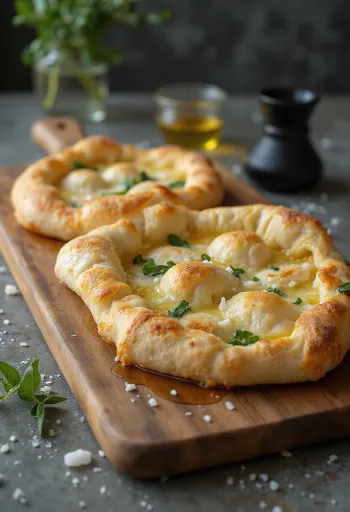 Pizza Bianca Romana – Pizza branca romana com azeite e alecrim servida