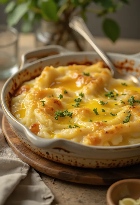 Shepherd’s pie com azeite picante e crosta estaladiça