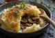 Shepherd’s pie com cogumelos e puré gratinado