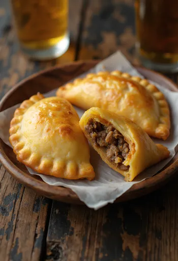 Empanadas de carne douradas