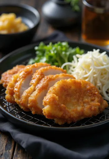 Tonkatsu clássico costeleta de porco panada estaladiça com molho tonkatsu