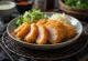 Tonkatsu clássico costeleta de porco panada estaladiça com molho tonkatsu