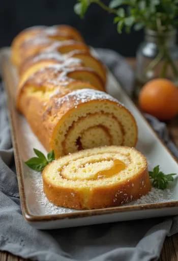 Torta recheada com doce