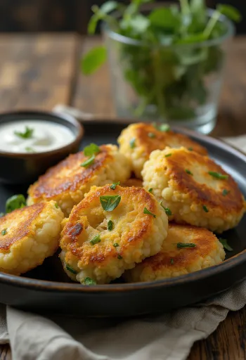 Gobi bhaji fresco, bolas de couve-flor crocantes