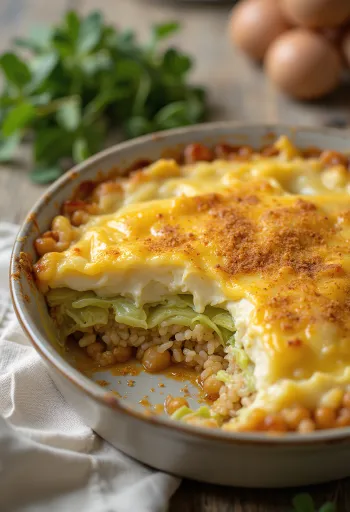 Empadão de couve lombarda vegano servido