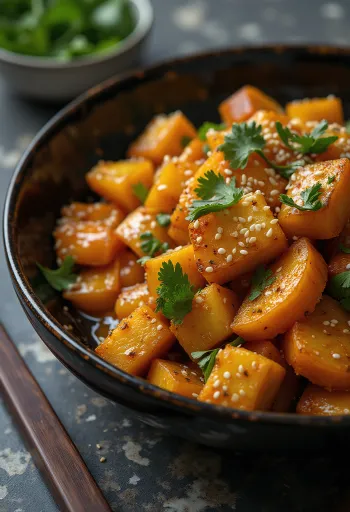 Wok de Abóbora com Tofu ao Caril