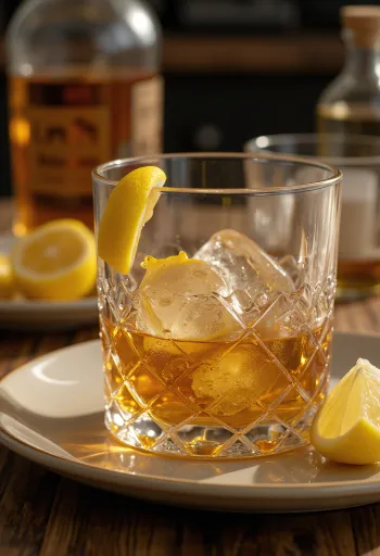 Whiskey com mel no copo