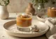 Parfait de caramelo salgado servido