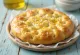 Focaccia vegana sem levedura servida