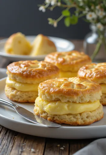 Pãezinhos de manteiga clássicos dourados