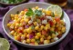 Salada de milho grelhado BBQ servida