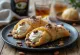 Cannoli de amêndoa e Baileys servido