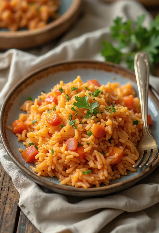 Arroz Picante servido