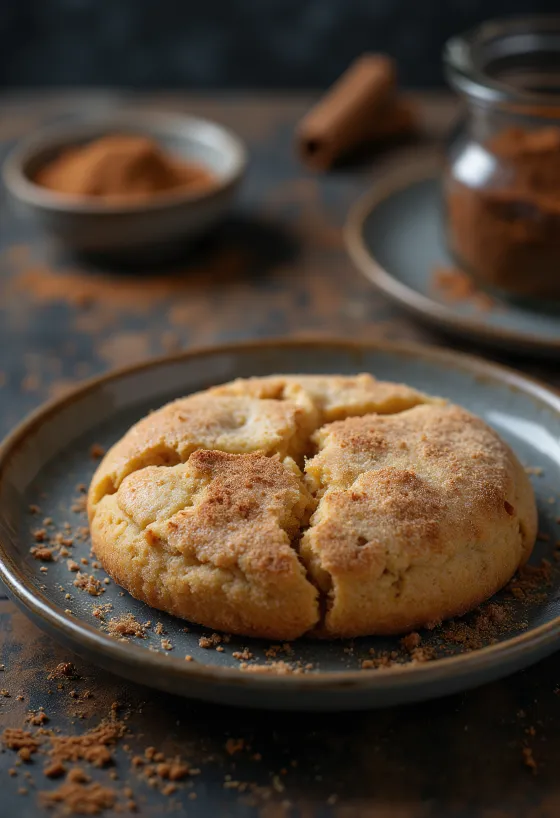 Bolachas de canela acabadas de fazer