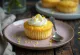 Cupcake de queijo quark com creme de mascarpone