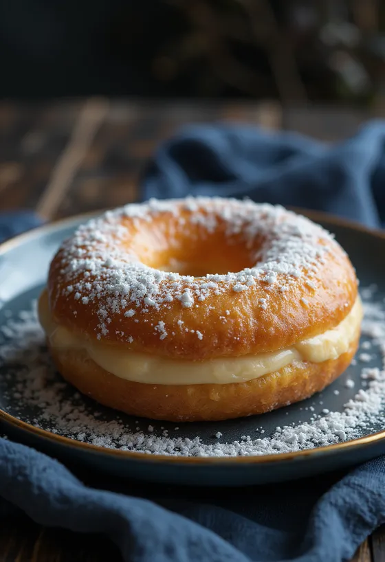 Donut de baunilha