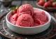 Sorbet de morango e manjericão sobremesa caseira refrescante