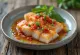 Gilda com pimento picante, peixe fresco, molho picante, com salsa