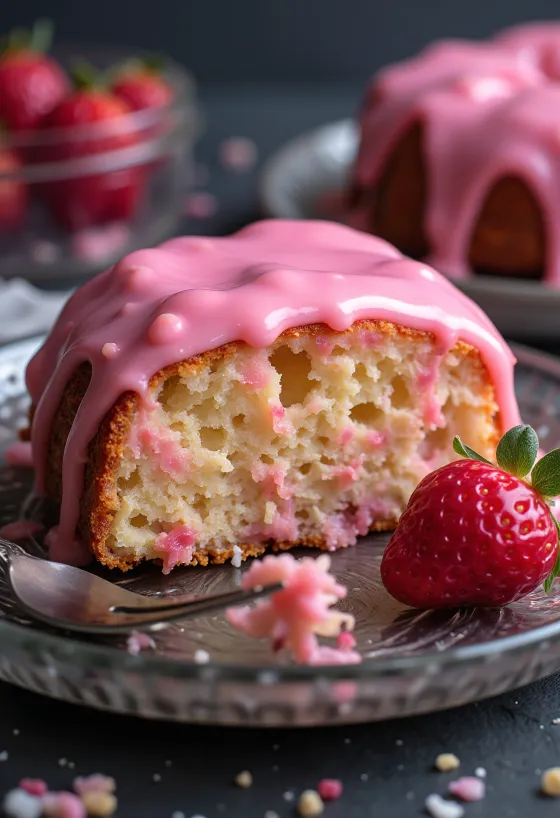 Bolo punch vegan servido
