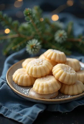 Bolacha de mel coberta com glacé, em ambiente festivo
