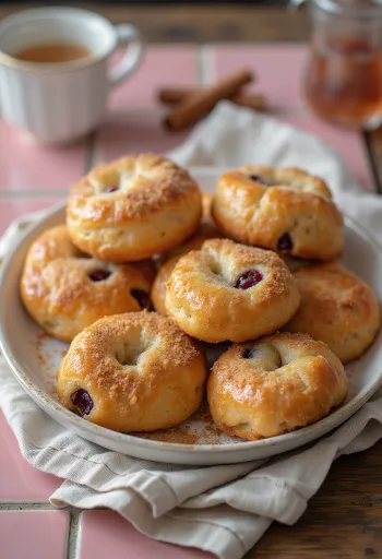 Eccles cake com recheio de maçã e canela, massa folhada