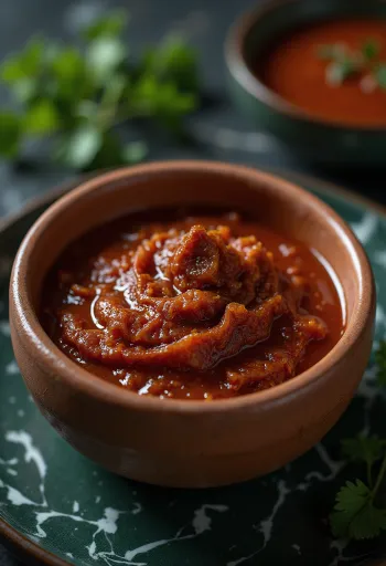 Molho de especiarias Berbere servido com grelhados