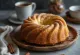 Kouglof de aveia e canela servido