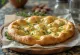 Focaccia com baixo teor de hidratos de carbono servida