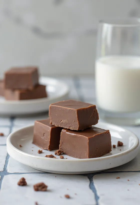 Barfi de Chocolate, servido com sabor a açafrão