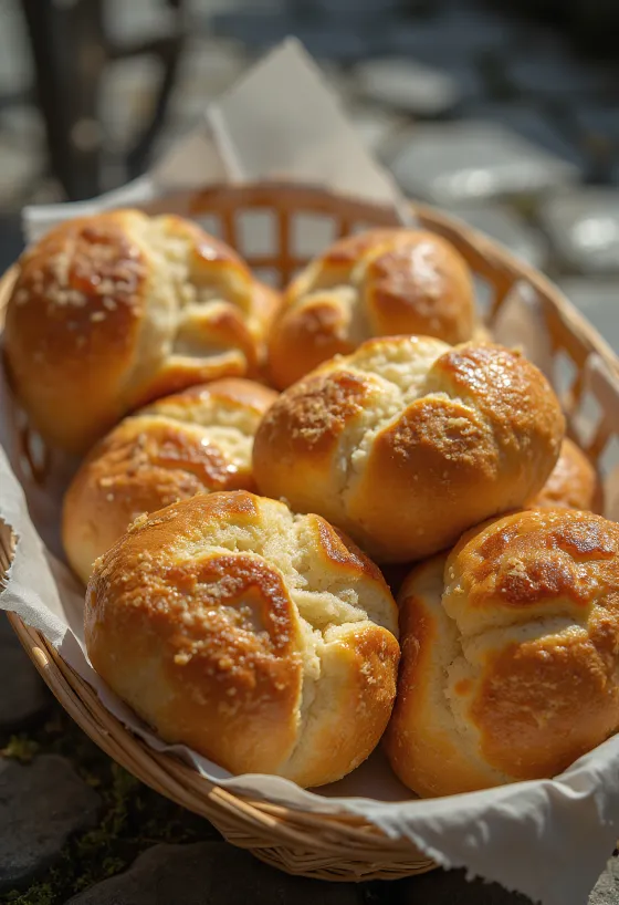 Pão tigre holandês servido