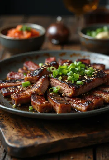 Kalbi, costeleta curta coreana grelhada