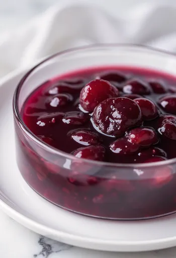 Molho de ameixa roxo escuro com especiarias