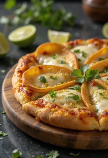 Pizza Costarricense servida