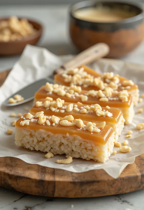 Barra de chikki feita com arroz tufado e amendoim